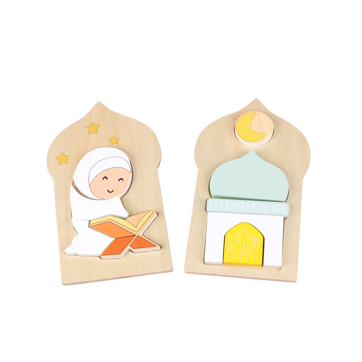 Little Muslim Wooden Puzzle